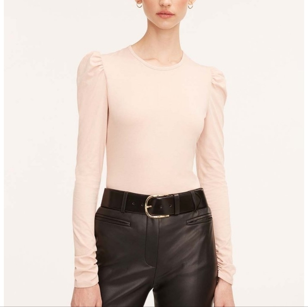 Mutton Sleeve Top | Soft Blush by Rebecca Taylor NWT